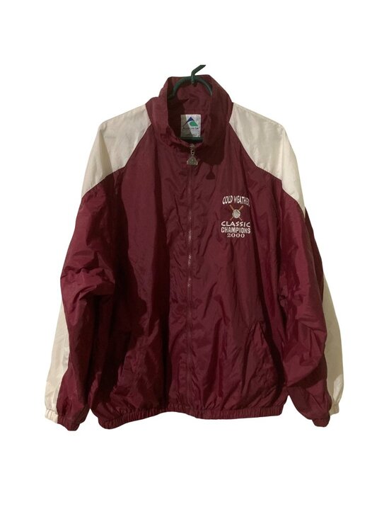 Augusta Sportswear Other - Cold Weather Classic Champions 2000 Vtg Baseball Maroon Windbreaker Jacket XL
